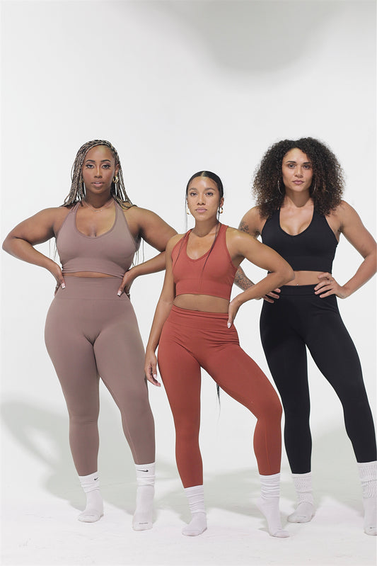 Built Solid Fitness Athleisure Leggings