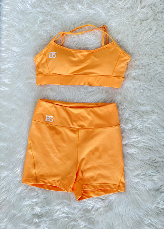 Built Solid Athletic Shorts Set